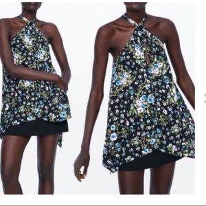 Zara Floral Halter Top